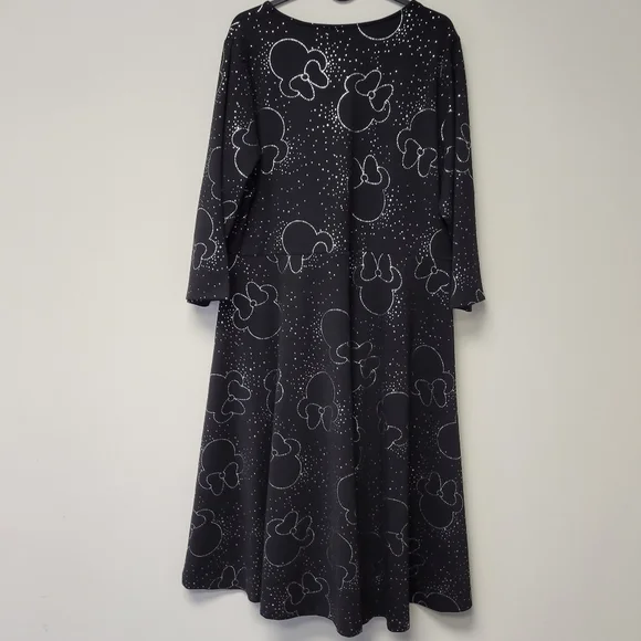 Torrid Disney Minnie Mouse high low Skater dress Black 2X